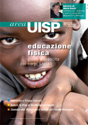 La copertina di Area Uisp n. 7 (febbraio 2009)